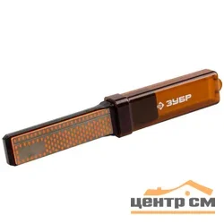 Брусок с алмазным напылением ЗУБР P 325/600, 100мм, правочный двухсторонний, в пенале