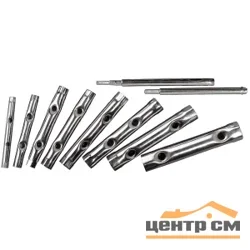 Ключи трубчатые 6-22 мм, STAYER, 10 предметов