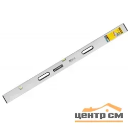 Правило-уровень алюминиевое 2,0м, STAYER "PROFI" 2 глазка, 2 ручки, усиленный прямоугольный профиль, с ребром жесткости