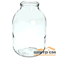 Банка стеклянная 3л СКО d=82
