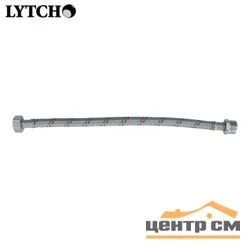 Подводка гибкая для воды 1/2" вн-нар 180 см, стальная оплетка (Lytcho)