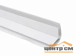 Угол внутренний ПВХ белый 8мм, 3м
