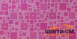 Панель листовая ПВХ «Бюджет» мозаика "Палитра фуксия" 954х478 (пленка 0,3мм) Регул