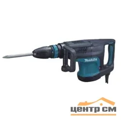 Молоток отбойный Makita HM1203C, 30мм, 1510Вт, 25.5Дж, 950-1900у\м, 9.2кг, чем, м\функц бок рукоятка, плавный пуск