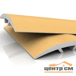 Порог АПС 001 алюминиевый 1350*25*3 мм одноуровневый (02 золото)