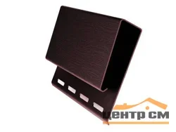 J-профиль широкий (наличник) GL L=3,05м темный дуб