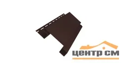 Планка наборная (наличник) Grandline для составного угла темный дуб, 3м
