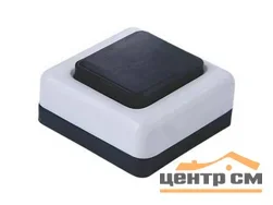 Кнопка звонка бел. корп. черн. кнопка БЕЛТИЗ А1-0.4-001