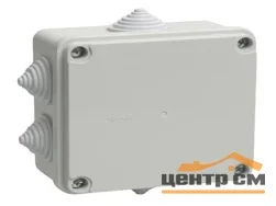 Коробка распределительная ОП IP44 100х100х50 (6 каб.ввод.) КМ41233 IEK UKO11-100-100-050-К41-44
