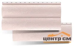 Сайдинг Альтапрофиль Престиж Блок-хаус двухпереломный L=3,1м, H=0.32м (пл=0.992м2) персиковый ВН-02