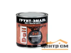 Грунт-эмаль по ржавчине с молотковым эффектом 3 в 1 DALI медная 0,75л