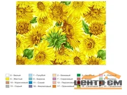 Клеенка ПВХ Колорит на тканевой основе 1,26-1,30х25м 556/2