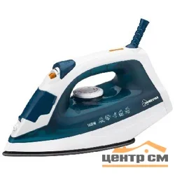 Утюг HOMESTAR HS-4004 голубой 1600Вт (пар,спрей,паровой удар,стальная подошва)