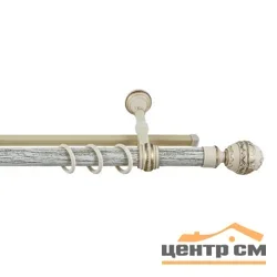 Карниз "Валанс" + У-шина 2,8 белое золото/патина