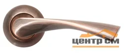 Ручка дверная BUSSARE на круглой накладке CLASSICO A-01-10 ANT.COPPER античная медь