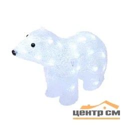 Фигура световая «Белый медведь-4» 40 LED, свечение белый, 31*15*25 см ULD-M3125-040/STA WHITE IP20 WHITE BEAR-4