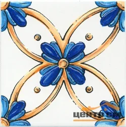 Вставка KERAMA MARAZZI Капри майолика 9,9х9,9 арт.STG\A488\1146