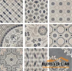 Керамогранит KERAMA MARAZZI Коллиано орнамент 30х30 арт.SG914500N (в упаковке MIX)