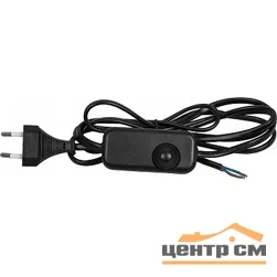 Шнур сетевой Feron с диммером 230V 1,5+0,5м, черный, DM103-200W