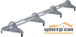 Снегозадержатель трубчатый Grand Line на 4-х опорах Zn L=3 м NEW