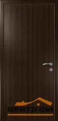 Дверь КАПЕЛЬ глухая 800*2000мм дуб венге 3D пленка (полотно, врезка под замок, коробка 2,5 шт), экошпон