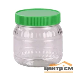 Банка для хранения Альтернатива М6223, ПЭТ 0.5л
