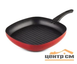 Сковорода-гриль алюминевая Galaxy LINE GL 9852 d=28см антипригарное покрытие
