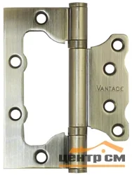 Петля накладная "БАБОЧКА" VANTAGE 2ВВ-100*75*2,5 АВ античная бронза (2шт.)
