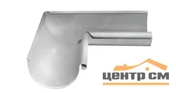 Угол желоба внутренний Optima 90гр, 125мм, RAL 9003