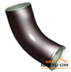 Колено стока Optima, 90мм, RAL 8017