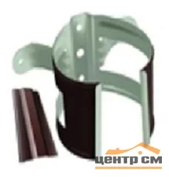 Кронштейн трубы на дерево Optima, 90мм, RAL 8017