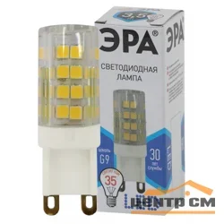 Лампа светодиодная 3,5Вт G9 220В 4000K 400Лм (белый) ЭРА, JCD-3,5w-220V-corn, ceramics-840-G9