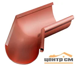 GL Угол желоба внутренний 135гр, 125 мм RAL 8004