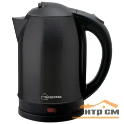 Чайник HOMESTAR HS-1009 1,8 л, стальной, черный*