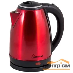 Чайник HOMESTAR HS-1010 1,8 л стальной, красный