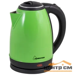 Чайник HOMESTAR HS-1010 1,8 л стальной, зеленый*