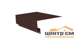 Планка околооконная GL L=3м темный дуб