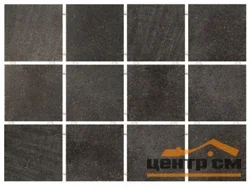 Плитка KERAMA MARAZZI Караоке чёрный полотно 30х40х9 (из 12 частей 9,9х9,9) арт.1222Т