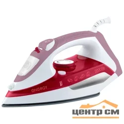 Утюг ENERGY EN-314 красный 2000Вт (пар, спрей, пар. удар, керам.подошва, самоочистка)