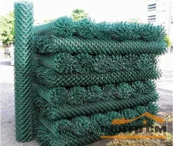 Сетка плетёная Рабица ПВХ 55х55х2,5 мм (рулон 1,8х10 м)