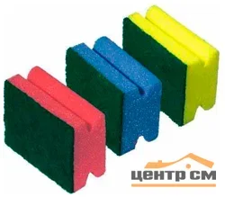 Губка для посуды РЫЖИЙ КОТ профильная (3 шт)