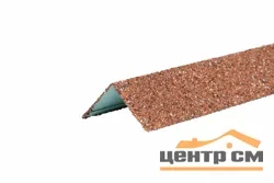 Уголок внешний ТЕХНОНИКОЛЬ HAUBERK металлический красный 50*50*1250