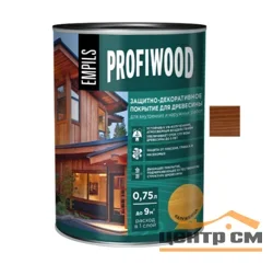 Защитно-декоративное покрытие для древесины EMPILS PROFIWOOD тик 0,7 кг