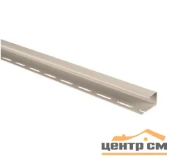 J-профиль Альтапрофиль L=3м бежевый Т - 15 для блокхауса
