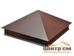 Крышка полного столба 8017 (металл) 380х300