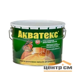 Основа алкидная Акватекс 2 в 1 - венге 10л УФ-защита, влажн. древесина 40%