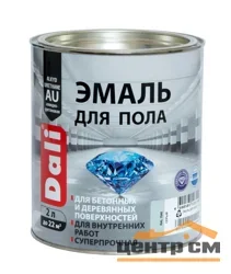 Эмаль для пола красно-коричневая (RAL 3009) 2л DALI