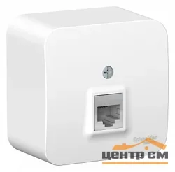 Розетка компьютерная 1-местная ОП BLANCA RJ45 кат.5e белый Systeme Electric BLNIA045001