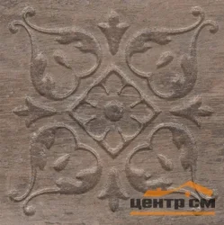 Плитка KERAMA MARAZZI Браш Вуд Вставка коричневый тёмный 9,9х9,9х8 арт.STG\C482\SG1550