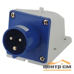 Вилка стационарная ЭРА 513 2Р+РЕ 16А 220В IP44, VS-16-2P-PE-IP44